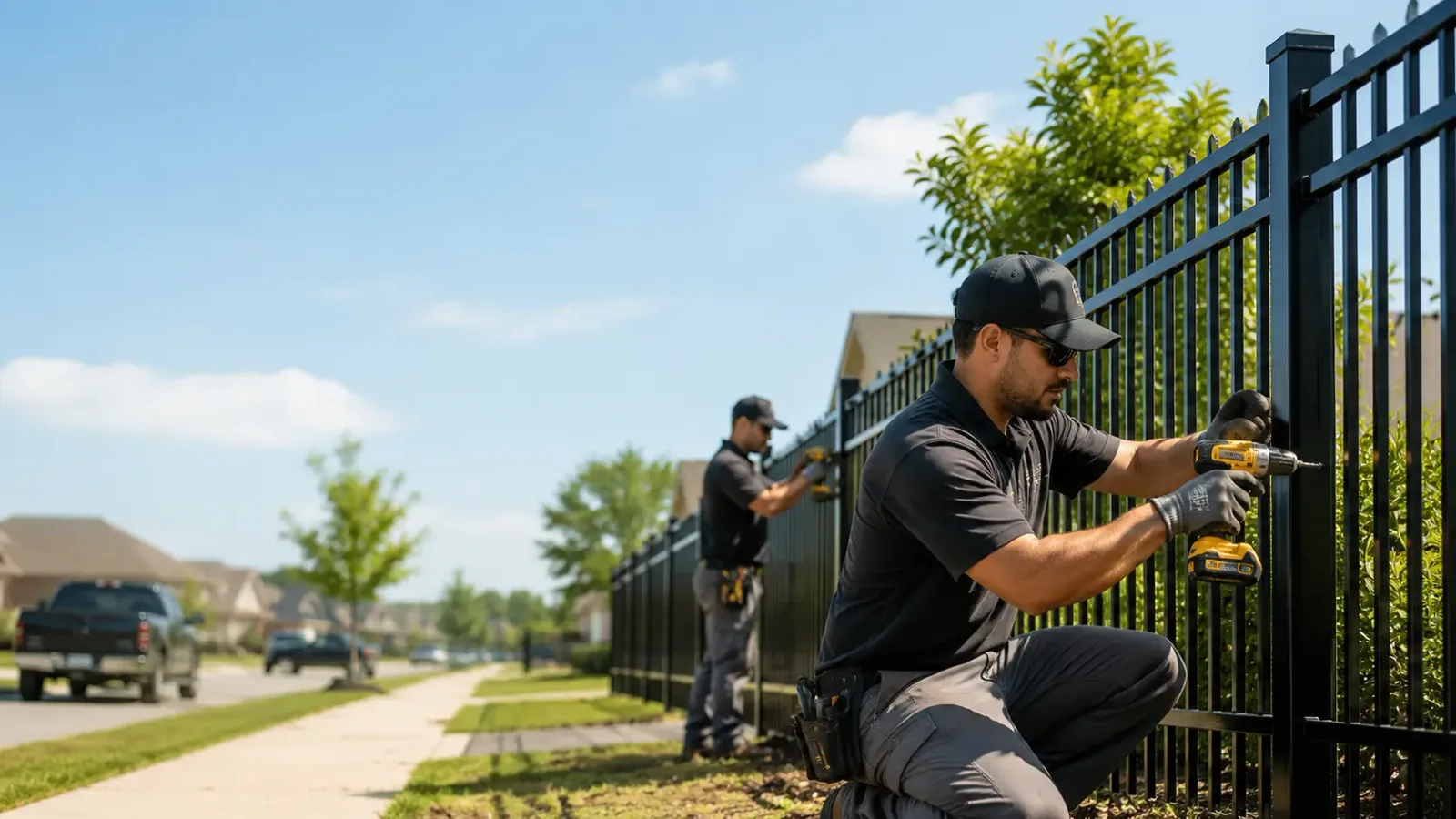 Metal Fence Installation in Blue Springs, MS